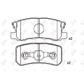 Pastilla de freno de Mitsubishi V73 D868