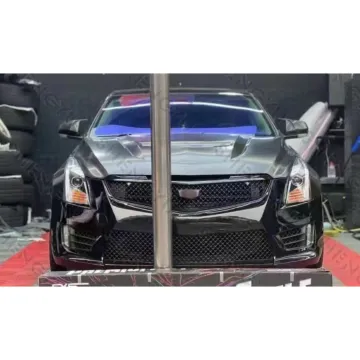 Body Kit for Cadillac ATS 2014-2019 - ATS-V Model Front Bumper with Grille, Lip, Hood, and Fenders