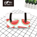 Estilo de fruta personalizada Familia PU Bolso de cuero Bag Cosmetic Bag Case y bolso multifuncional