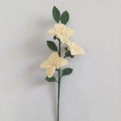 Handmade Wool Crochet Lingxiao Bouquet for Home Decoration and Hotel Ornaments - Holiday Gift