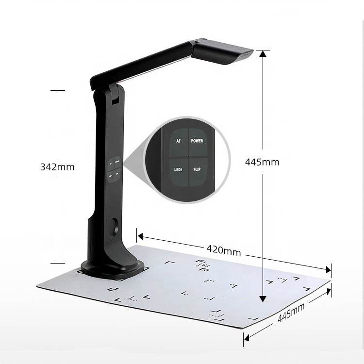 16 megapixel autofocus COMS camera book scanner