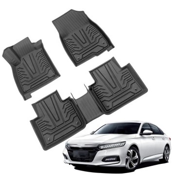 All Seasons Waterproof Anti-Slip TPE Floor Mats for Honda Accord 2018-2020