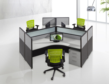 Wooden Screen Partition for Open Office Workstations
