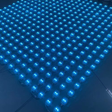 Luz de pantalla LED transparente de pared de cristal al aire libre