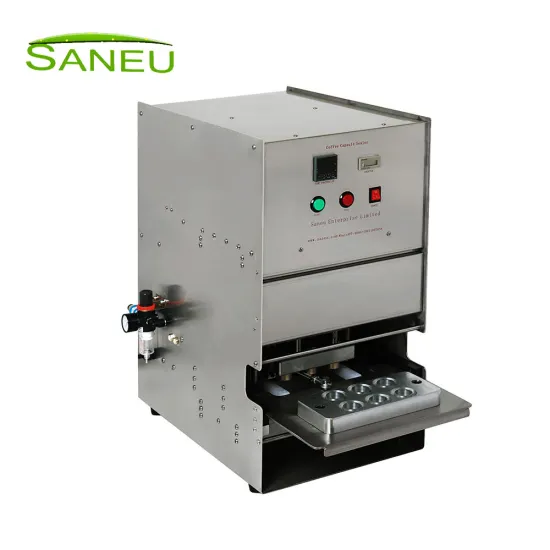 Small 6-Hole Manual Coffee Capsule Packing, Filling, and Heat Sealing Machine