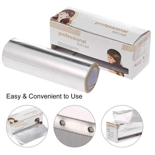 Embossed Silver Color Aluminum Foil for Hairdressing