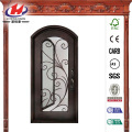 Full Lite Painted Iron Prehung Front Door