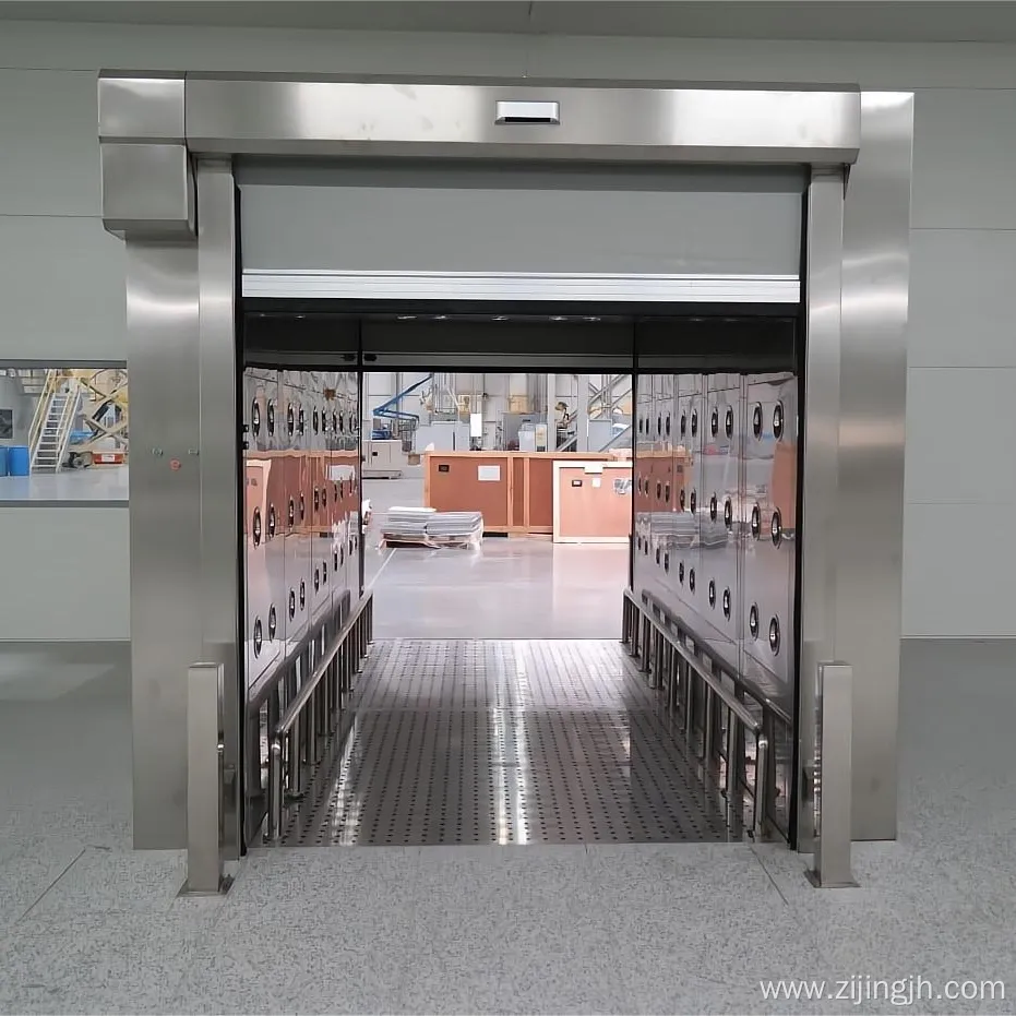 Roller Shutter Door Stainless Steel Cargo Air Shower