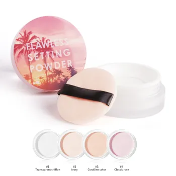 Customized Mineral Loose Powder - Waterproof Matte Finish Oil-Control Cosmetics with Puff