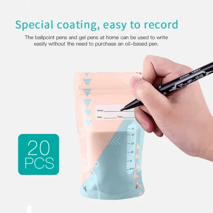 Breast Collocate Breast Pump Milk Freezer Bags for Breastfeeding Storage
