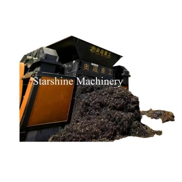Macchina Shredder di riciclaggio in acciaio in metallo