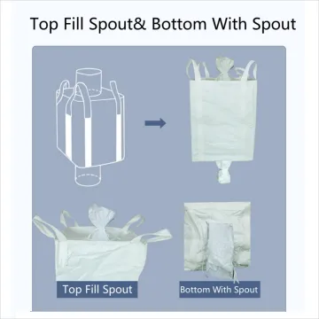 Top Fill Spout and Bottom With Spout FIBC