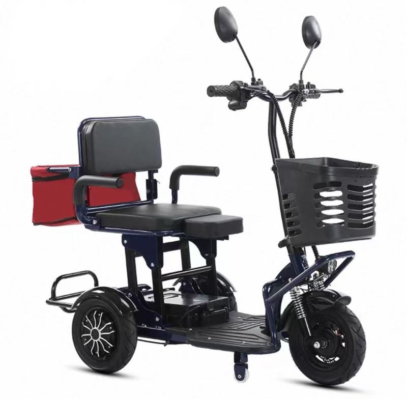Electric tricycle can carry people at home