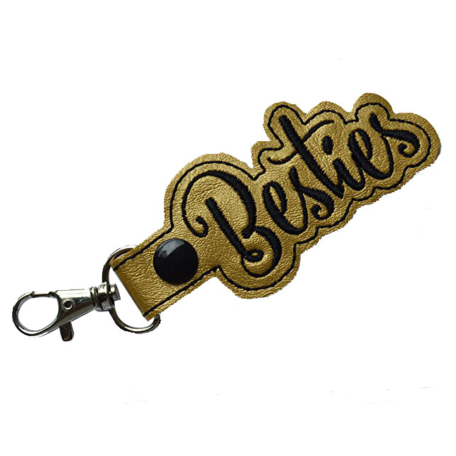 Vinyl Best Friend Key Chain