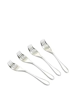 Knork Gloss Forks, Set of 4, Gloss Stainless Steel