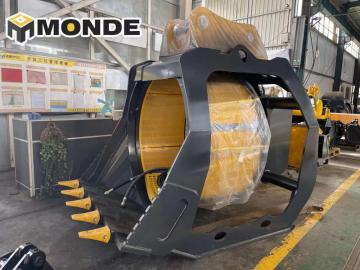 MONDE rotating sieve bucket for excavator