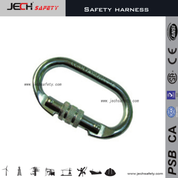 CE/EN362 carabiner European Union standard gate opening:19MM max load>23KN
