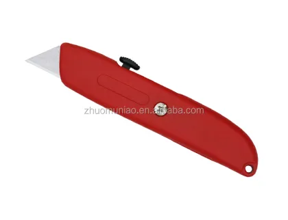 Aluminum Fixed Blade Knives Safety Box Cutter Tools