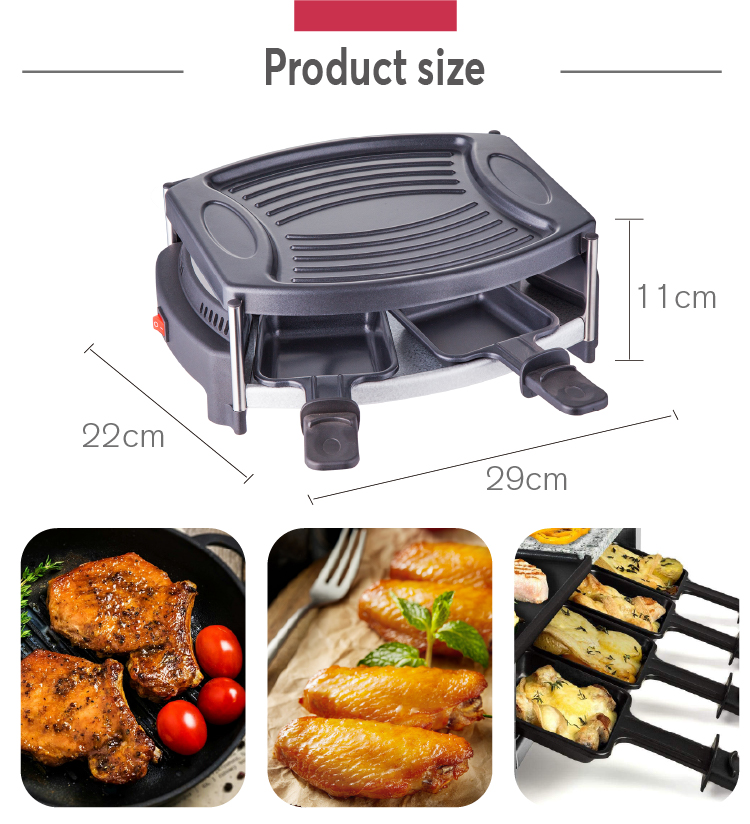 Bbq Grill With Ston Plate 3