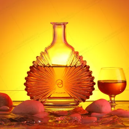 Royal crystal liquor bottles customize wholesale