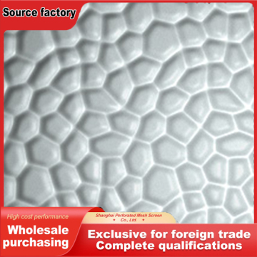 Custom Patterned Perforated Plate with Unique Hole Design