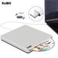 External Automatic Slot-loading Blu-Ray DVD Drive Burner Player Type-C DVD-RW VCD CD RW Reader For Apple Pro Air iMAC PC