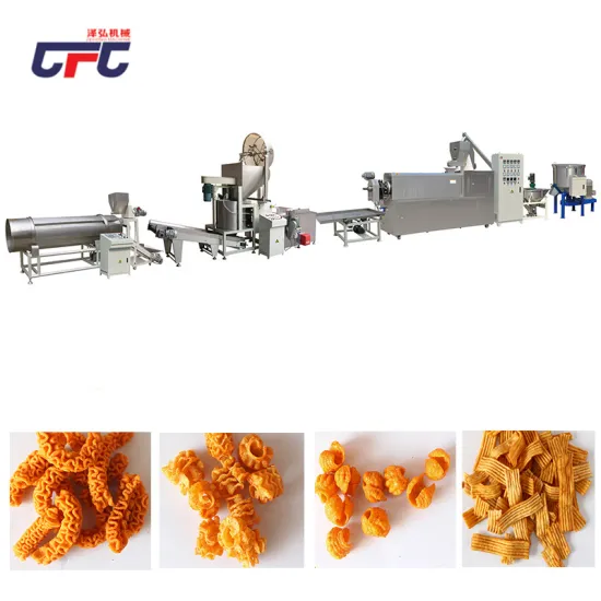 Food puffing equipment production line