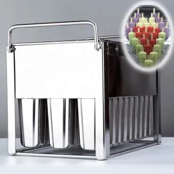 Popsicle-mold Spiral Pops 10 Cavity Mould Commercial Reusable Summer Diy Molds To Make Popsicles Stainless Steel Ice Pop Mold