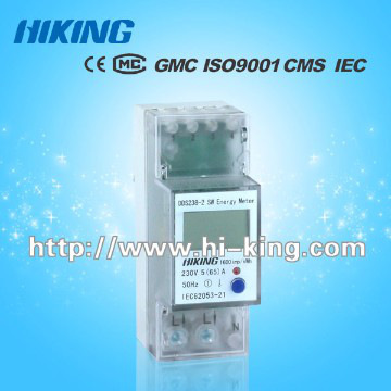 220V 50HZ Single phase Din rail KWH Watt hour energy meter/POWER METER