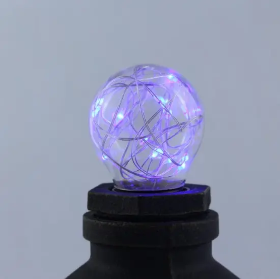 Copper wire g45 1w led bulb light