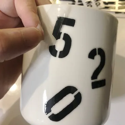 Custom Printed Transparent Lettering Brand Logo 3D UV Sticker