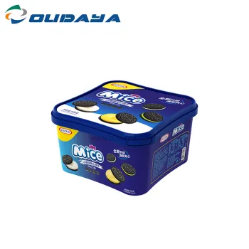 3L plastic box with lid biscuits Packaging