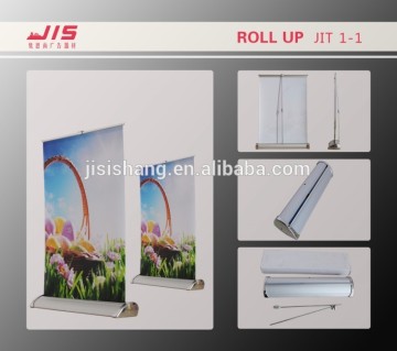 JIS1-1 elegant A4 customize display exhibition usage aluminum mini roll up display