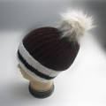 Custom Cuff Pompom Winter Hat