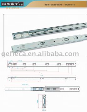 51mm width full extension ball bearing drawer slide