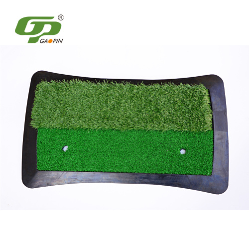 Anti-slip Golf slaan mat mei rubberen basis