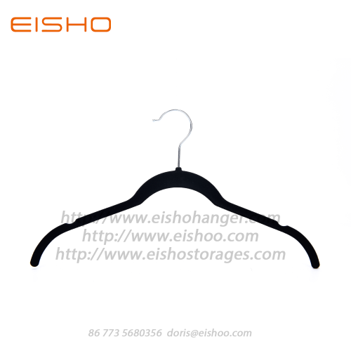 EISHO Adult Black Velvet Shirt Hanger FV006-42