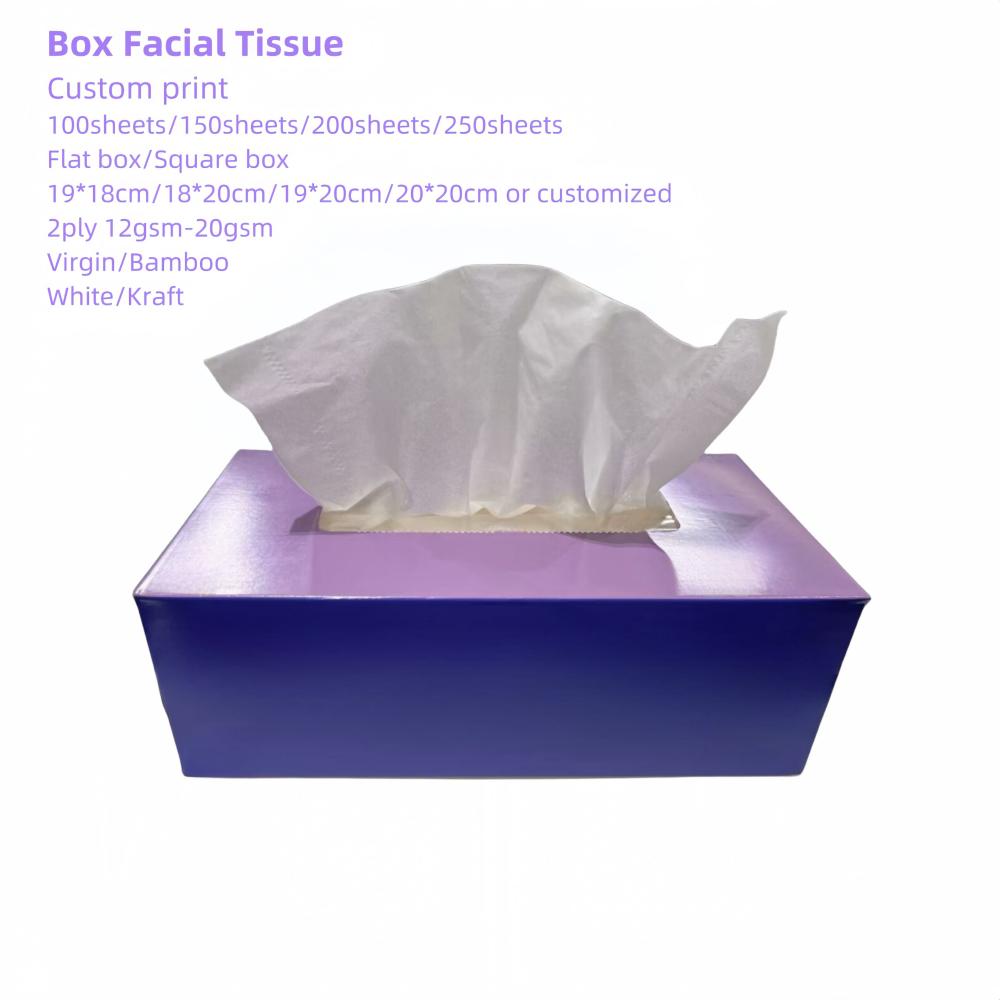 Mada facial de caja blanca extra suave 2ply