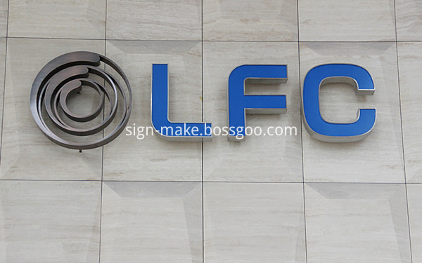led roof letters