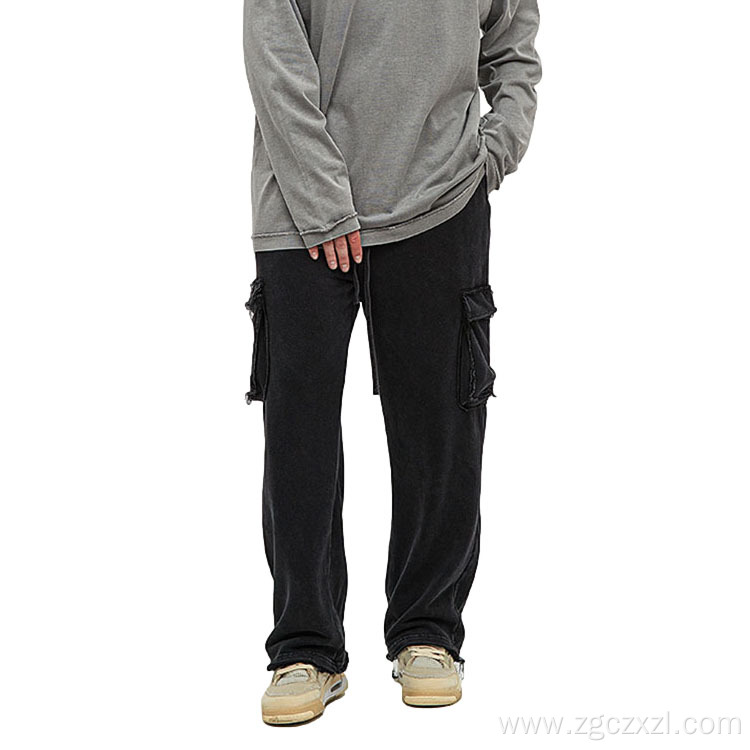 Autumn new straight terry sweatpants