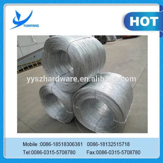 Galvanised steel wire 2.5mm/mild steel binding wire/3mm galvanized wire