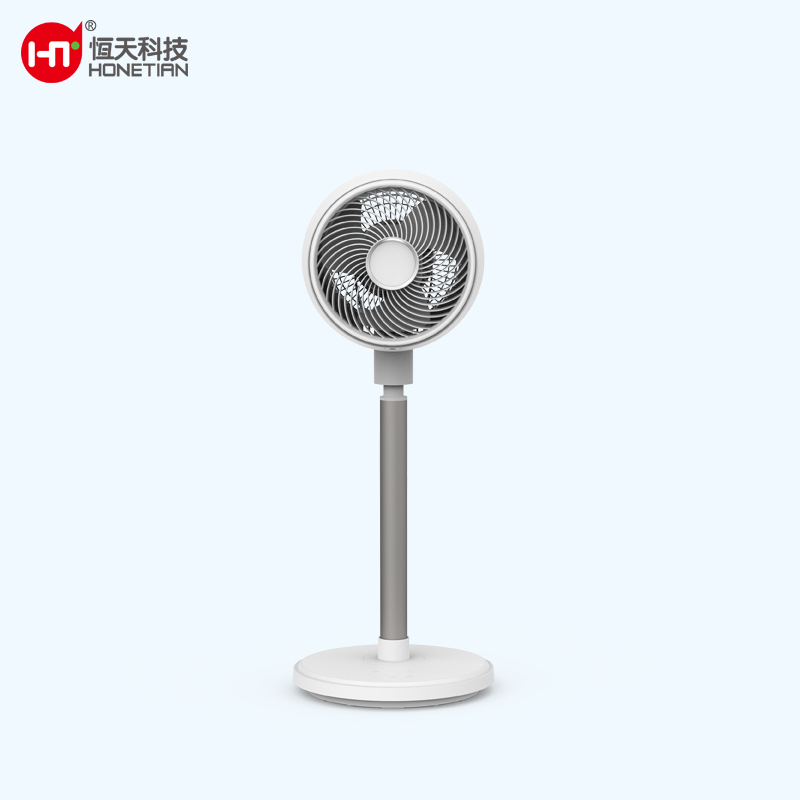 HONETIAN spiral grill low noisy 12 speeds 4 modes 7 timer 8 inch 3 blades DC circulator stand indoor custom colors plastics fan