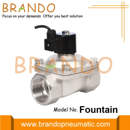 1 1/4'' Waterproof Fountain Stainless Steel Solenoid Valve