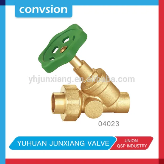 Junxiang 04023 standard economic brass stop drain valve for water meter