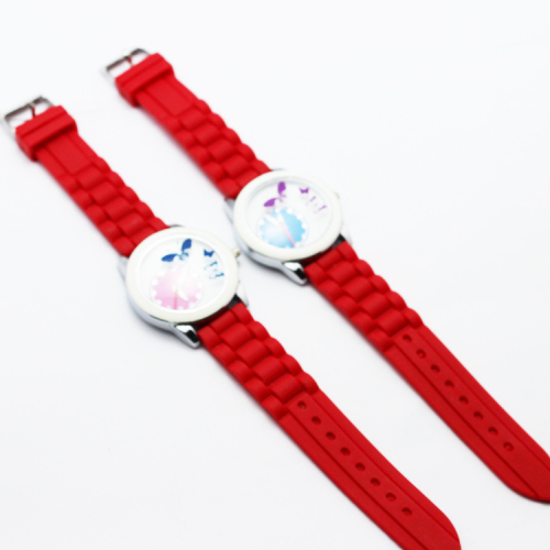 Wholesale Girls Butterfly Pattern Silicone Quartz Watches