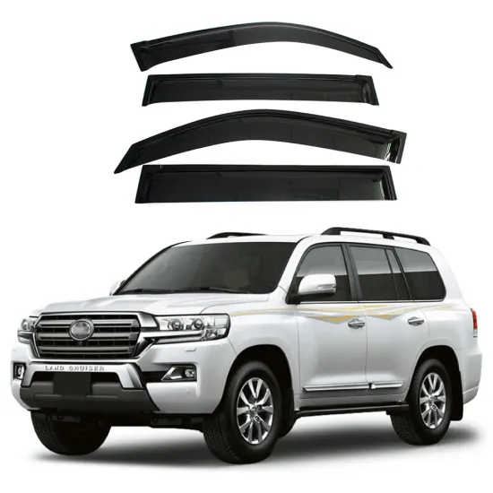 4PCS Acrylic Rain Guard Door Window Visor for Toyota Land Cruiser 200 LC200 Series Accessories 2007-2018