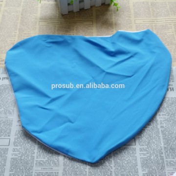 sublimation heat transfer polyester peach skin heart shape pillowcase