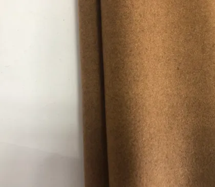 50% melton wool double faced fabric