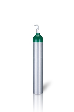 4L aluminum alloy oxygen cylinder for medical use