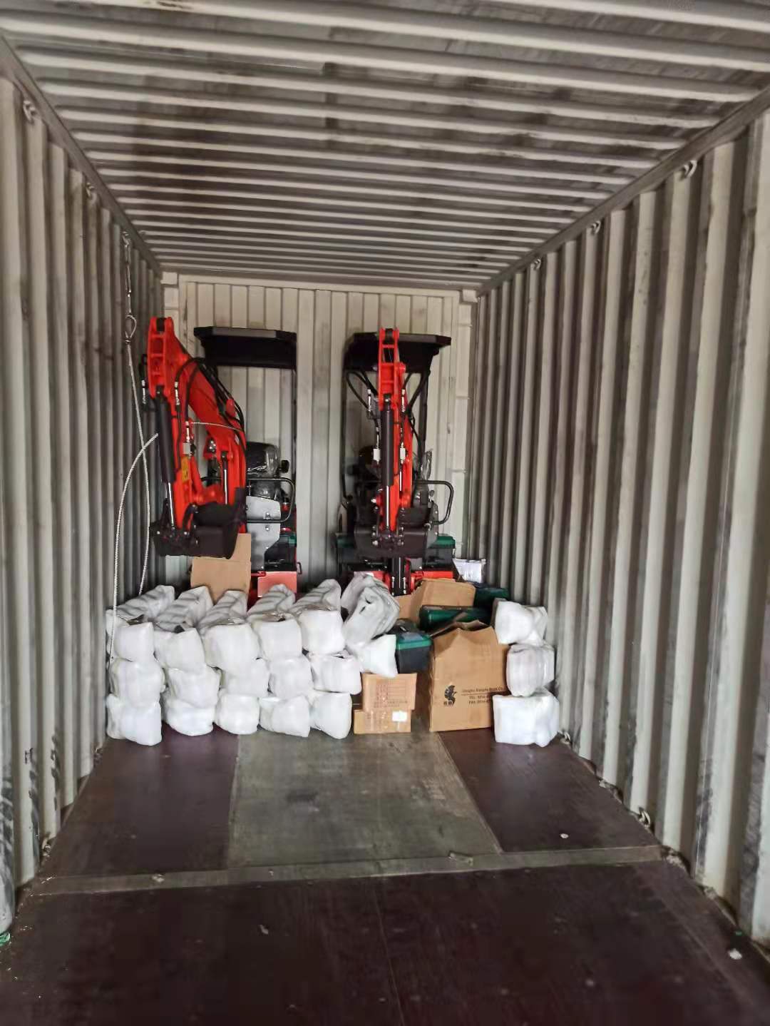 119 units Rhinoceros brand excavator delivery to our agent